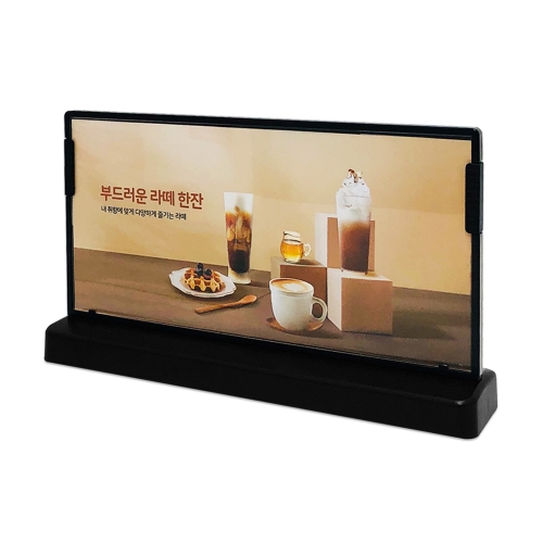 테이블 식당 카페 게사판 메뉴알림판 아크릴 메뉴꽂이 블랙 CNM6268
