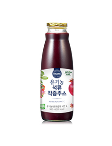 [웰팜] 자연원 유기농 석류 착즙주스 980ml