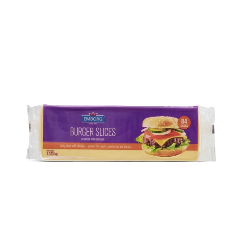 [제니코] 엠보그 버거 슬라이스 치즈 84매 1.03kg